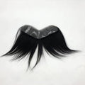 AU Ready to Ship Wholesale Human Hair Patch Hand-tied Women V-type Skin Base Frontal Hairline for Men