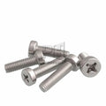 M2 M2.5 M3 M4 M5 M6 M8 Machine Screw GB822 ISO7048 Metric Thread Stainless Steel Oxidation Cross Recess Cheese Head Screw Bolt