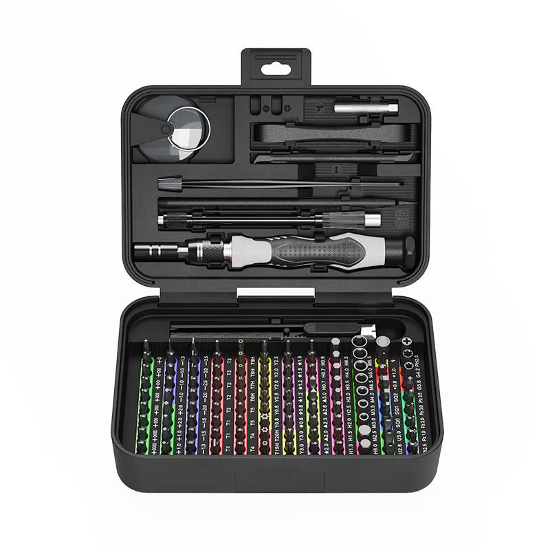 Multifunctional 132 in 1 Phillips Slotted Screw Bit Kit Precision Screwdriver Set for Phone Electric Household Repair Tool Kit