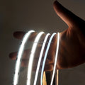 2.7mm 4mm 8mm 10mm 3000K 4000K 6500K Dimmable LED COB Strip DC 5V 12V 24V IP20 Flexible Dot-Free LED Tape Light for Home Deco
