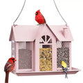 USMILEPET New Arrival Iron Wild Bird Feeder Outdoor Hanging Hummingbird Bowl for Yard or Garden Holding Different Foods