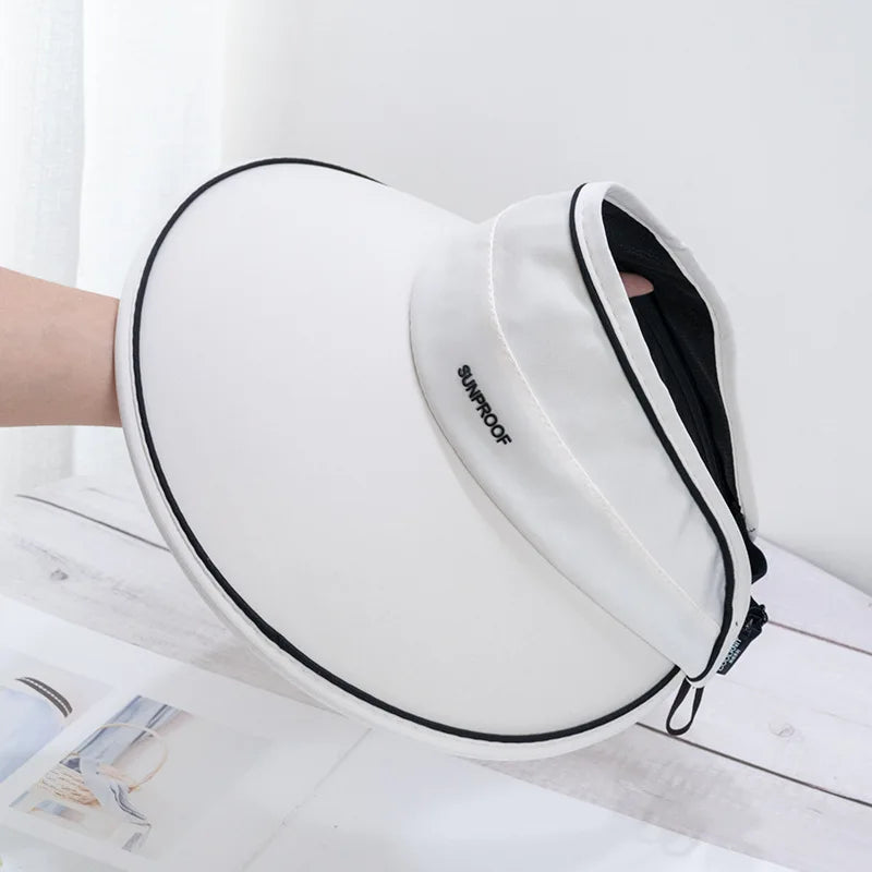 Visor Hat Summer Women's Sun Brand Hat Baseball Caps Adjustable Size Viseira Beanies Beach Empty Top Cap