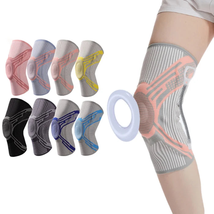 Running Basketball Weightlifting Elastic Compression Nylon Sports Knee Support