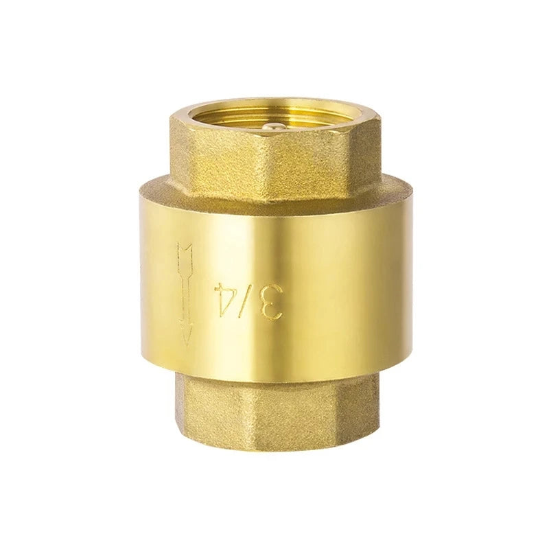 25mm Diameter 200WOG for Water Control DN15/DN20/DN25 NPT Brass Female Thread In-Line Spring Check Valve