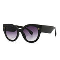 New Retro square Designer Plastic Frame Big Thick Wide Temple Trendy Women Sunglasses