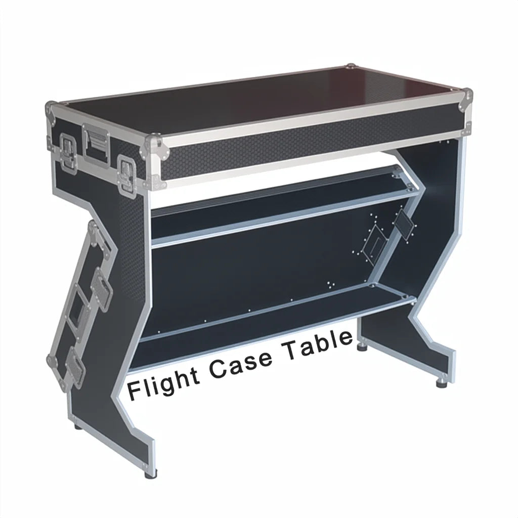 Igracelite Portable Stage Music Equipment DJ Controller Mixer Workstation Durable Combination 2in1 Flight Case Table