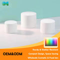 New Design Wide-Mouth Skincare Plastic Cosmetic Jars Tanque De Plastico Portable Refillable Containers Cosmetics Jar