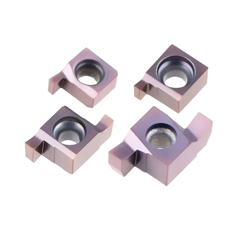 IRON ROOT 7GR TG1125 CNC Metal Lathe Grooving Carbide Insert PVD Coating for SNGR07 Holder-Stainless Steel/Steel Use OEM