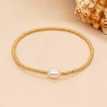 Go2boho Luxury Mexican Summer Beaded Pearl Bracelet Women Pulsera Fashion Jewelry Fine Boho Handmade Golden Miyuki Bead Bracelet