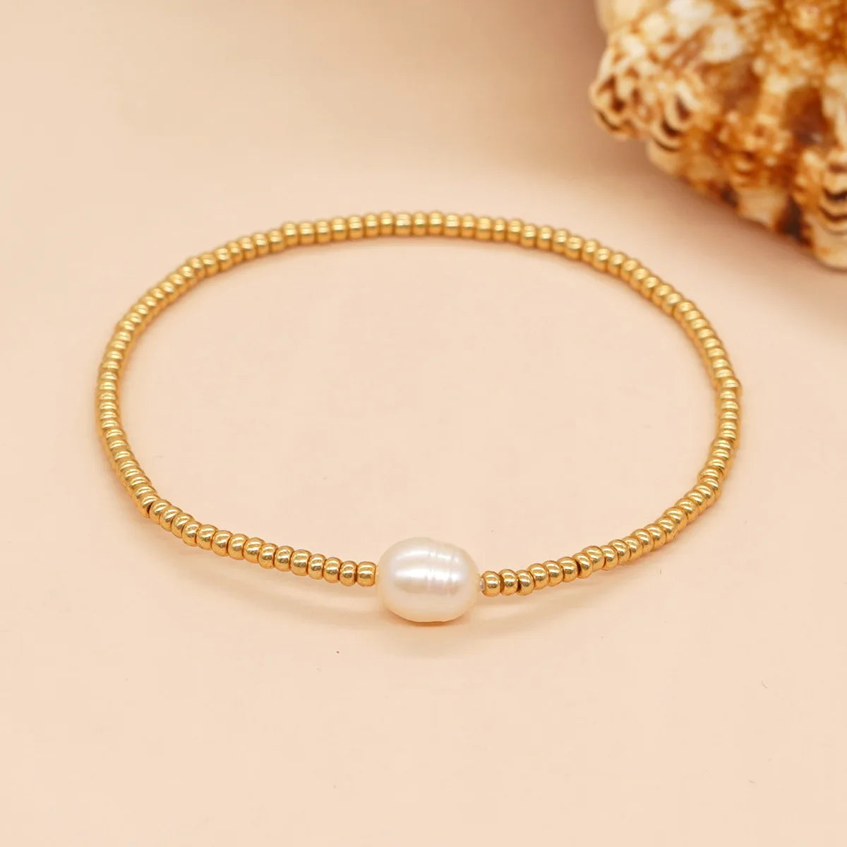 Go2boho Luxury Mexican Summer Beaded Pearl Bracelet Women Pulsera Fashion Jewelry Fine Boho Handmade Golden Miyuki Bead Bracelet
