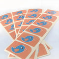 Waterproof Custom Self Adhesive Vinyl Sheets Kiss Cut Paper Sticker Labels Printing