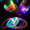 Factory Price LED Bracelet Flash Wrist Ring LED Light Emitting Electronic Party Toys Colorful Luminous Glowing Bracelet
