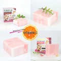 RT Cindella Brand Home Solid Herbal Whitening Moisturizing Anti-bacterial Handmade Rose Collagen Face & Hand Care Soap