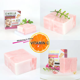 RT Cindella Brand Home Solid Herbal Whitening Moisturizing Anti-bacterial Handmade Rose Collagen Face & Hand Care Soap