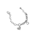 Wuqie Charms Bracelet 925 Silver Heart Pendant Custom Jewelry Vintage Bracelets for Women