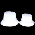 Wholesale All Over Shining Glint Gold Light Grey Foil Letters Print Cotton Fashionable Fisherman Print Reflective Bucket Hat
