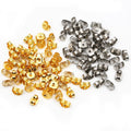 100pcs/Lot High Quality Stainless Steel Earring Back Plug Earring Settings Base Ear Studs Back Earring Stopper Wholesale