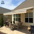 Retractable  Full Cassette Awnings Aluminum Alloy Outdoor  Waterproof Sun Shades