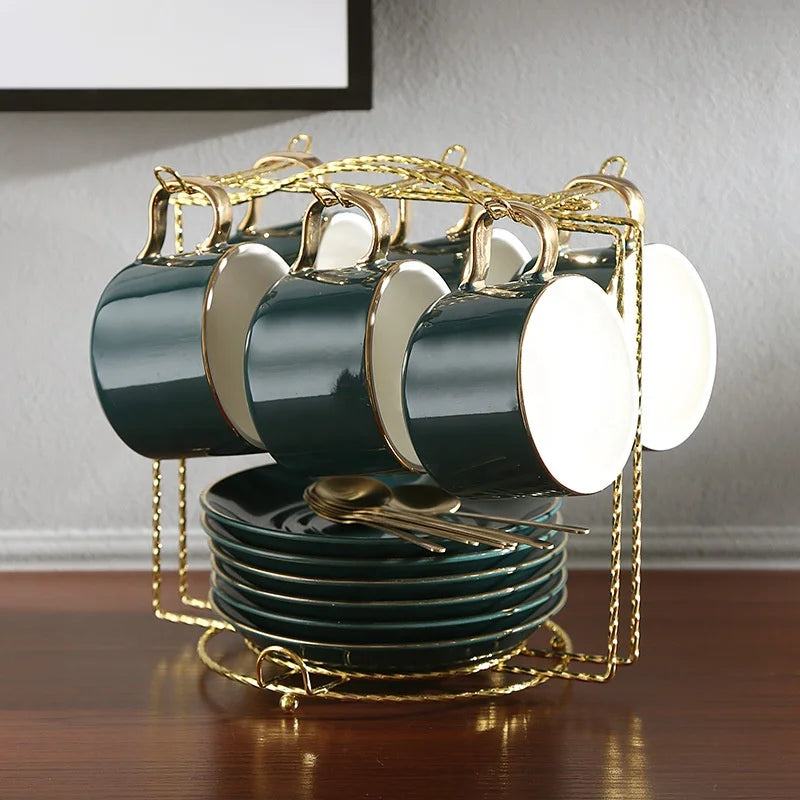 Coffee Cup Exquisite Ceramic European Style Small Luxury Home Simple Nordic Ins Afternoon Tea Set