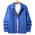 Men's Smart Casual Double Breasted Photo Print Shirt Jacket Breathable Eco-Friendly Anti-Pilling Wrinkle Shrink Resistant Spring