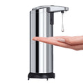 ABS 280ml Chrome Automatic Foam Sensor Soap Dispenser with Modern Design for Home & Hospital Use Double Function