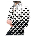 Casual Shirts Print Long Sleeves Vacation Beach Custom All High Quality Men for Men
