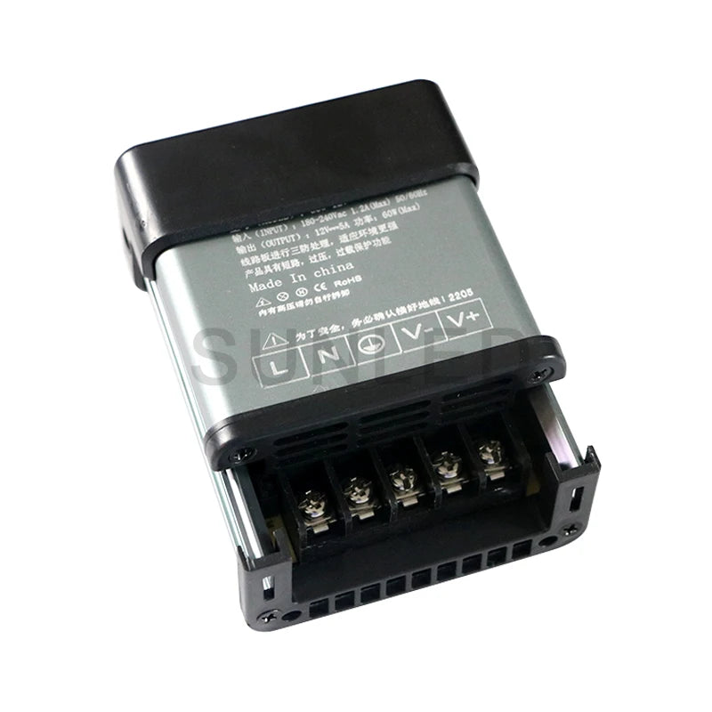 Sunled Slim Rainproof LED Strip Light Driver IP43 Rainproof  400W Led Switching Power Supply 12v