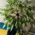 New Design G-2020  Artificial Silk Wisteria Hanging Ceiling Flowers for Wedding Decoration