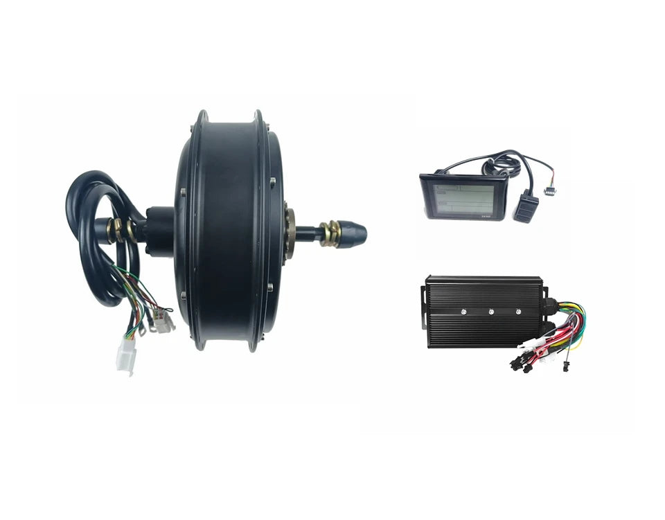 High Power 5000w Electric Bike Motor Kit 80A Controller Sw900 Display 60v 72v 84v 5000w Motor for Ebike Conversion Kit