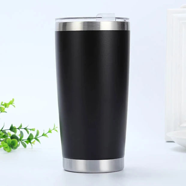 Wholesale Custom logo Printing Leak Proof Double Wall Stainless Steel Vacuum Flask Travel Mugs with Lids