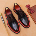 New Design Plus Size Men's Breathable Cow Genuine Leather Oxford Shoes Formal Business Office Career Professional Dress Shoes MegaBDM