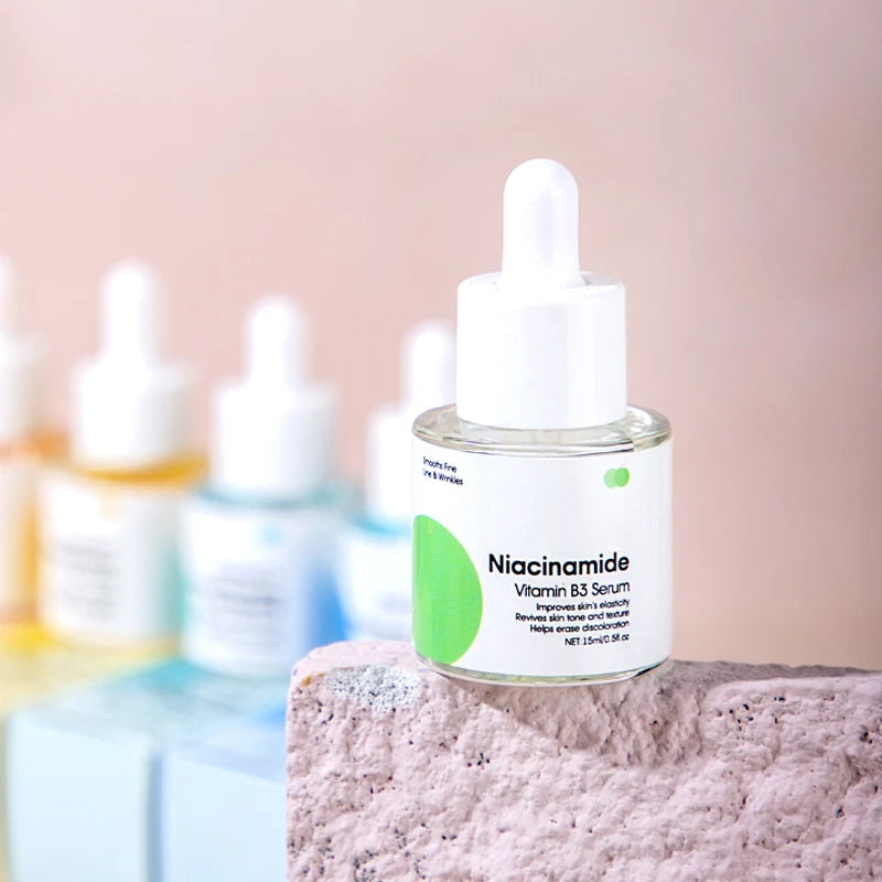 AiXin Private Label 15ML Moisturizing Shrink Pores Anti Aging Dark Spot Remover Vitamin B3 Niacinamide Skin Care Serum