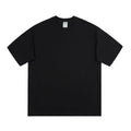T Shirt Manufacturer Wholesale Custom Round Neck 250 Gsm Heavy Cotton Screen Print Plain Oversize Heavyweight T Shirts for Men