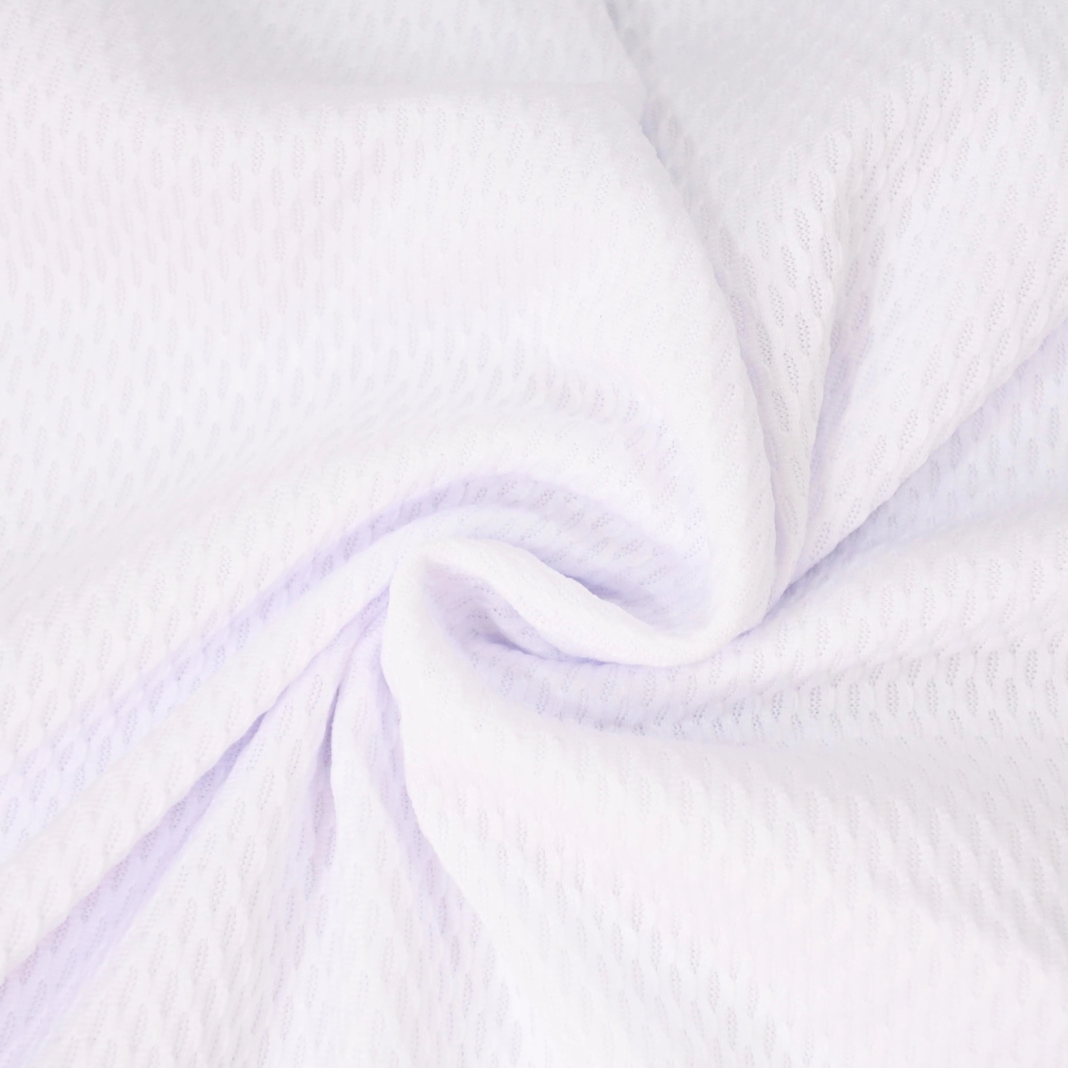 High Quality Custom Design 3D Jacquard Knitted Breathable Luxury 90% Polyester 10% Spandex Stretch Stain Resistant Textile