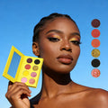 Custom 8-Color DIY Eyeshadow Palette for Dark Skin Tones Shimmer Matte Holographic Pigment Eye Shadow Powder Form Private Label