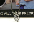 Silver Color Hollow Pearl Twisted Egg Cage Pendant with Bead Caps for DIY Pearl Necklace-Date Party Gift
