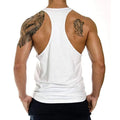 Men's Gym Fitness Training Clothing Smooth Stretch Muscle Tank Top Wide Shoulder Strap Plain Mens Workout Tanks