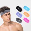 Outdoor Sports Headband Portable Fitness Hair Bands Man Woman Hair Wrap Brace Elastic Cycling Yoga Running Exercising Sweatband