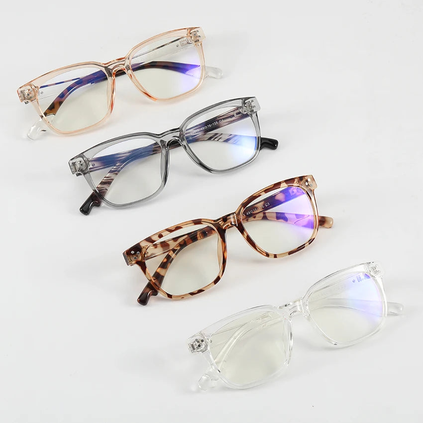 New Design Tr90 Clear Transparent Frames Computer Glasses Blue Light Blocking Anti Bluelight Filter Eyeglasses