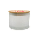 Hot Sell Frosted Wide Mouth Glass Jars Vessels 3 Wicks Candle Jar with Lid Soy Wax Candle Cup Container for Candle Making