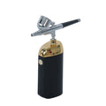 HB08 Copper Piston Airbrush Eyebrow Kit Gravity Feed Airbrush for Barbershop Battery Operated