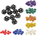 In Stock 12 Sided Polyhedral 20mm D12 Plastic Dice with Colored Dots for Board Game