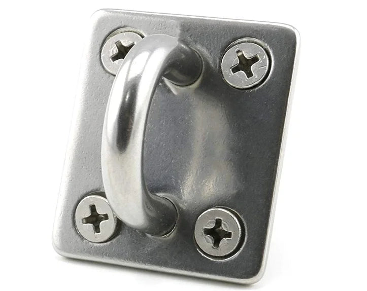 Hardware Accessories Hook Pad Eye Plate 304 Stainless Steel Wall Mount Hook Heavy Duty for Hanging