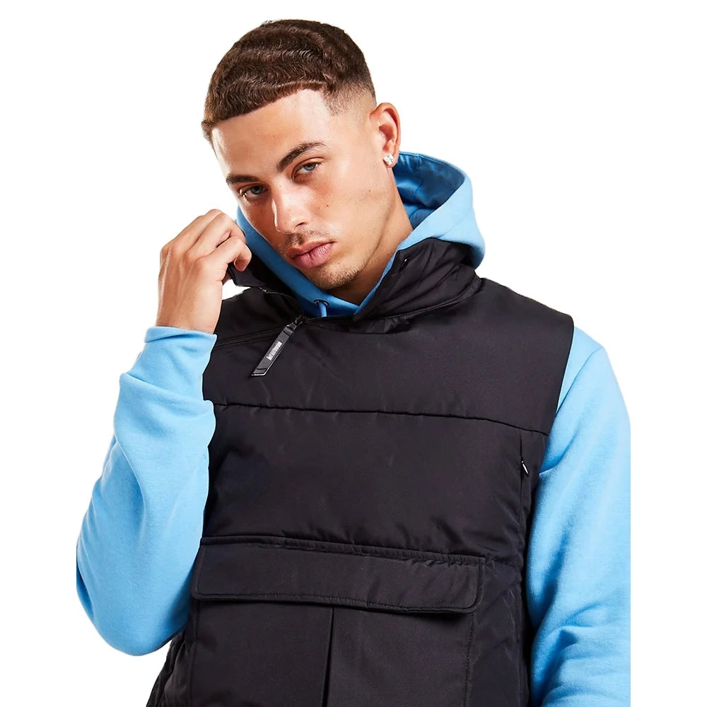 2021 Men's Sporty Black Fleece Track Suits High Quality 100% Cotton Breathable Sports Suit Set at Wholesale