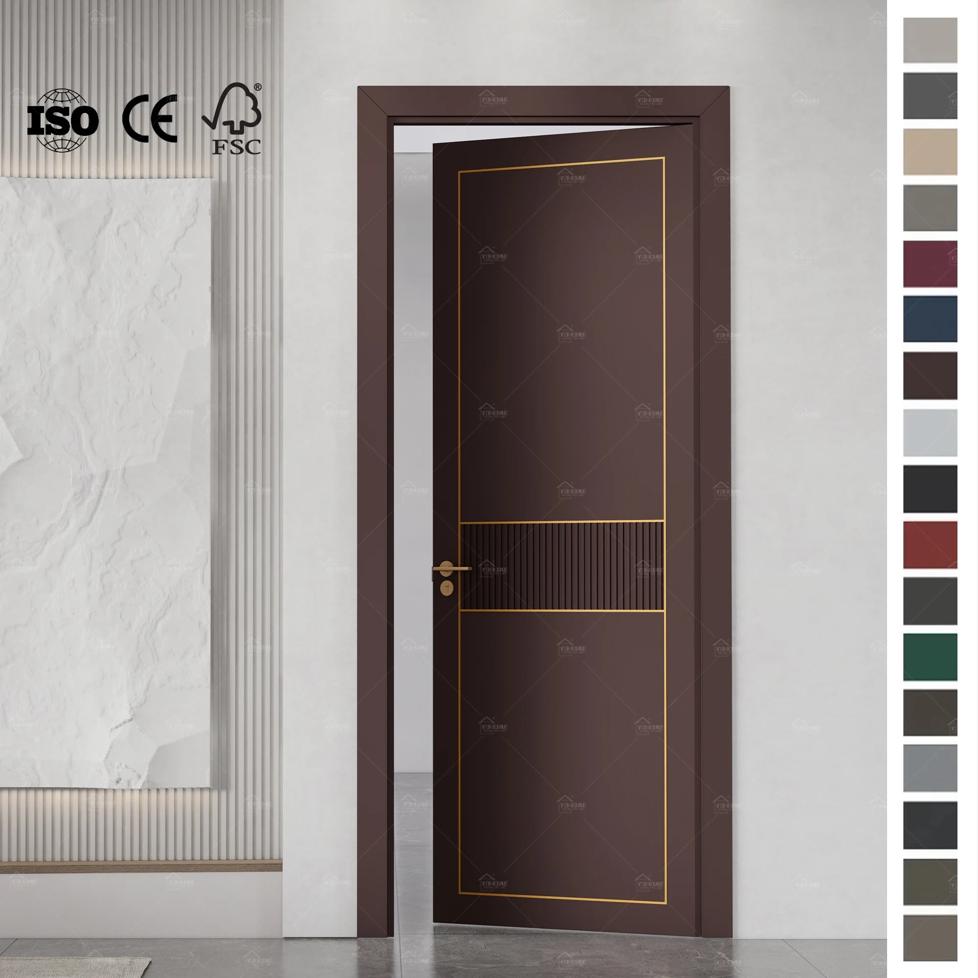 CE Certificate EU Standard Internal Door High Quality Manufacturer Custom Interior Doors for Houses Foshan Interior Doors