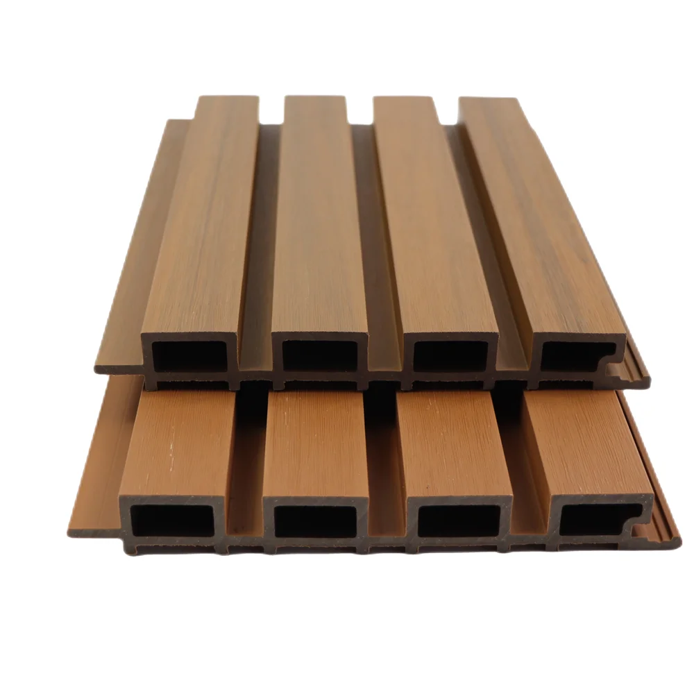 Wood Plastic Composite (WPC) Waterproof Interlocking Eco-friendly Weather Resistant Co-extrusion Outdoor Decoration Wall