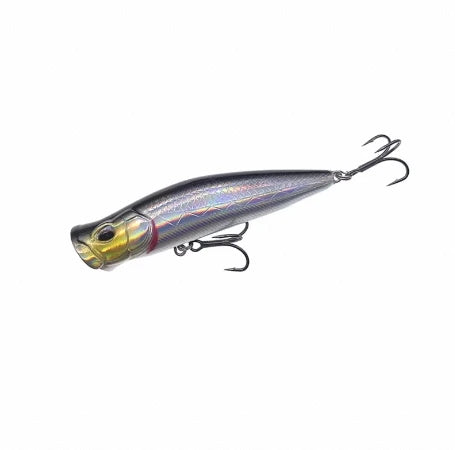 YJDP04 New Lighting 7.3cm 9.2g  Popper Lure Casting  5 Colors Hook for Sea Bass Mini Fishing Lure