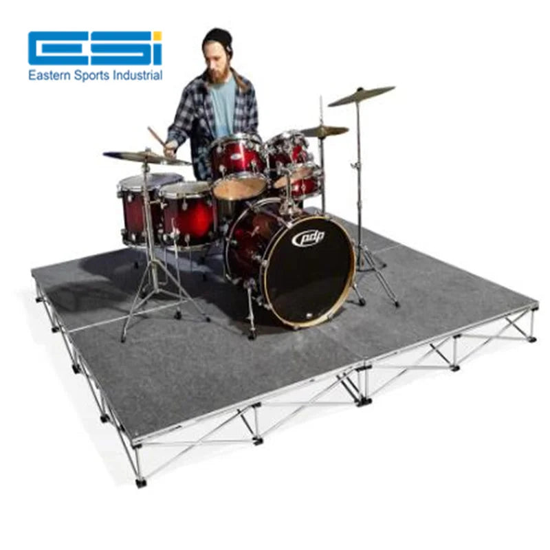 Aluminum Portable Drum Stage Risereasy Stage smart Riser Stage