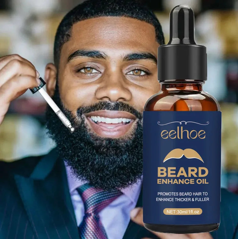 Wholesale Best-selling Herbal Beard Essential Oil for Rapid Beard Growth Repair and Thickening Gentle Care Essential Oil