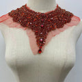 Many Colors Fashion Wedding Rhinestone African  Necklace  Patches Appliques Sew on for  Party DIY or Clothes